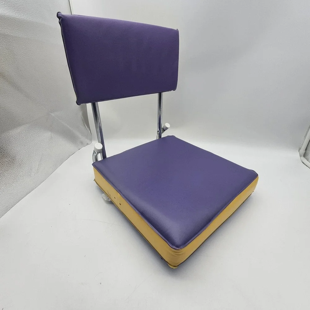 Vtg East Carolina Pirates Seat Cushion One Size Purple NCAA Football K‎ R Indus
